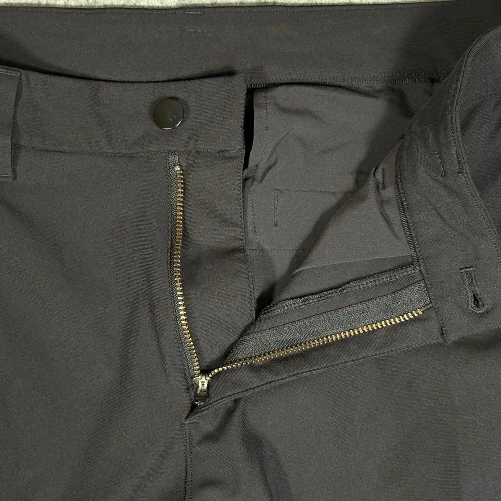 Lululemon Mens Pants Size 33 Black Polyester Casual Trousers 29 Inseam